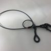 Saveking Sicherungsseil BGV-C1 schwarz 60cm länge bis 20kg Belastbar