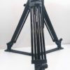 Manfrotto 525MVB Stativ inkl. 501HDV Fluid/Teflon Video-Neiger mit Schnellwechselplatte 501PL