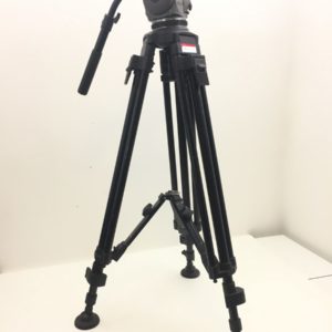 Cartoni Focus Stativ mit Fluid Head und Mittelspinne – Videostativ