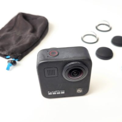 GOPRO Max 360 Grad Action Cam mit kleinen Kratzern auf den Linsen
