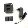 2x Original Sony Akku NP-FW50 + Hähnel Cube pro Ladegerät – Bild 2