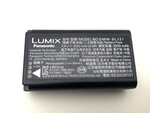 Original PANASONIC DMW-BLJ31 Akku für Lumix S1, S1R, S1H – Bild 4