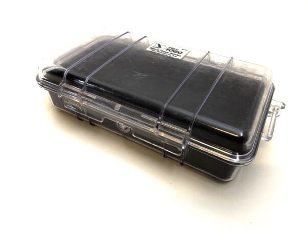 PELICASE Koffer 1060 Micro Case Series schwarz mit durchsichtigem Deckel Gebraucht