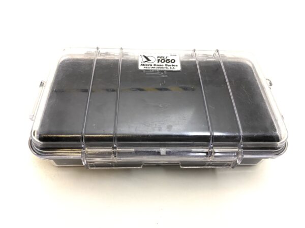 PELICASE Koffer 1060 Micro Case Series schwarz mit durchsichtigem Deckel Gebraucht – Bild 3