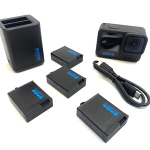 GOPRO Hero13 Black - Action Kamera mit 4 Akkus und Doppelladegerät